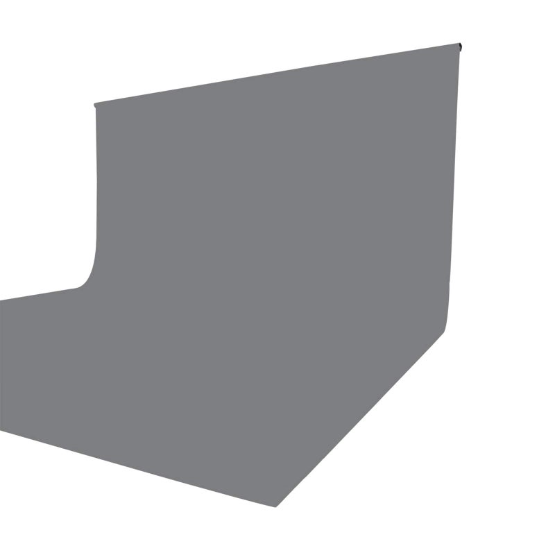 ISSUNTEX 10X12 ft Background Muslin Backdrop, Photo Studio, Collapsible High Density Screen for Video Photography and Television-Gray - Image 1